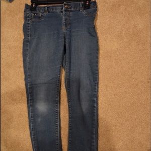 Dark wash denim jeans
